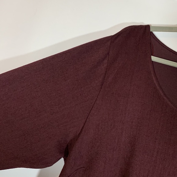 Pennington’s Dark Mauve Knit Sweater Midi Dress - Picture 3 of 9